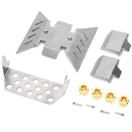 VGEBY Chassis Armor Axle Protector Unterfahrschutzplatte mit 8 mm Anschluss f¨¹r AXIAL SCX10 III AXI03007 RC Car Modellspielzeug Zubeh?r F¨¹r Modellautos von VGEBY