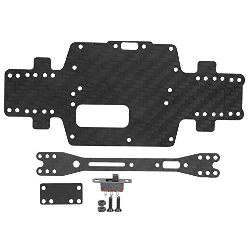 VGEBY Ferngesteuertes Auto-Chassis Kohlefaser-Chassis im Maßstab 1:28 für WL-Spielzeug K969 / K979 / K989 / K999 / P929 / P939 von VGEBY