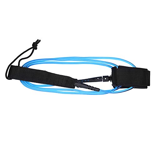 VGEBY Knöchelriemen Leash für Surf-Bandage für Surfbrett 180 cm Länge, blau von VGEBY