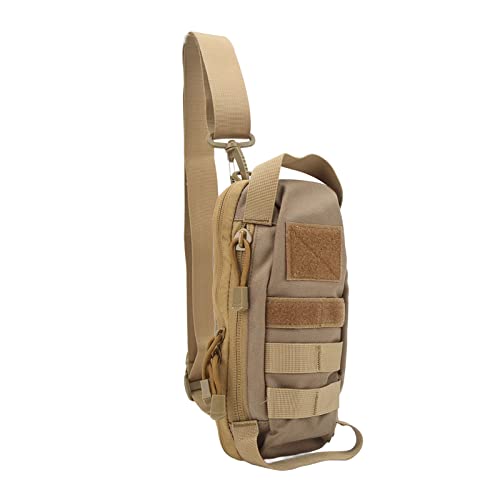 VGEBY Molle Rucksack Tasche Tasche Wasserdicht Militär Sing Pack Tasche Sling Schultertasche für Outdoor Jagd Laufen (Dreck) von VGEBY