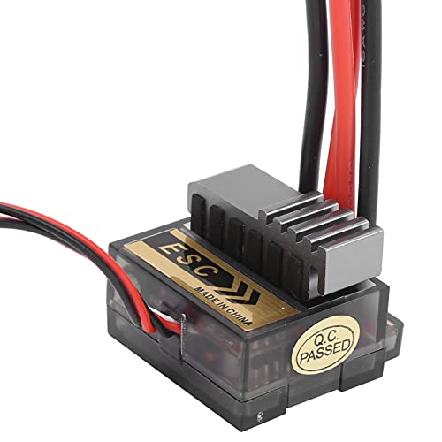 VGEBY RC Auto Boot Motorregler, Hochspannungsregler Dual Way 320A, Supports 3S Lithium Battery, Kompatibel mit RC Cars, Boats 1/8 1/10, Beidhändig, Kunststoff von VGEBY