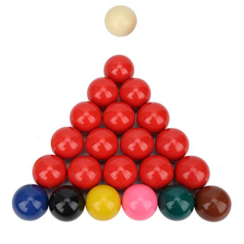 VGEBY Snooker Billardkugeln Cue Balls in Standardgröße 52,2 mm (22 Stück) von VGEBY