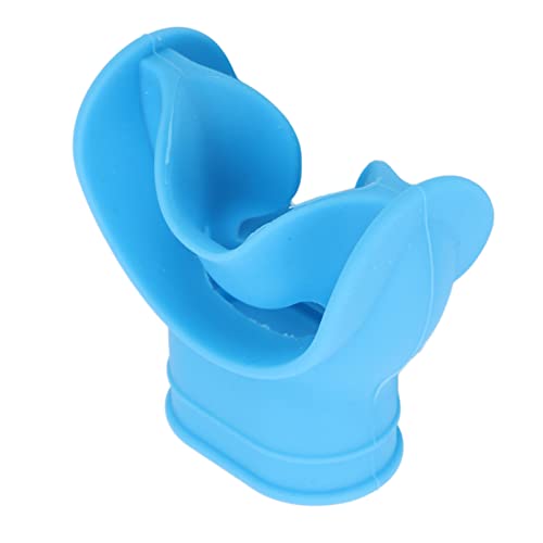 VGEBY Tauch-Mundstück, Universal-Atemregler-Mundstück, Komfortables Silikon-Tauch-Atemregler-Mundstück, Schnorchel-Mundstück-Ersatz, Unverzichtbares Zubehör (Blue) von VGEBY