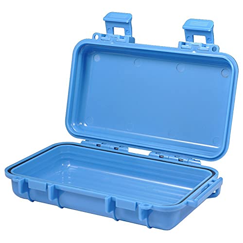 VGEBY Trockene Aufbewahrungsbox, Tragbarer Wasserdichter Aufbewahrungskoffer, Feuchtigkeitsbeständiger, Staubdichter Kunststoff-Aufbewahrungsbehälter, Stoßfeste (Blue) von VGEBY