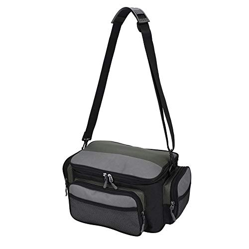 VGEBY 1 Angeltasche, Aufbewahrungstasche für das Angeln, Köder, verschleißfest, Tasche mit Zubehör für verstellbaren Gürtel von VGEBY