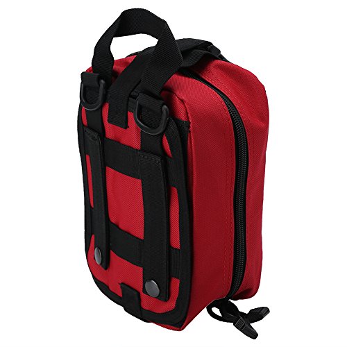 VGEBY1 Erste Hilfe Tasche, Outdoor Medical Notfalltasche Klettern Notfalltasche für Outdoor Klettern Wandern Camping(Rot) Notfallschutz von VGEBY1