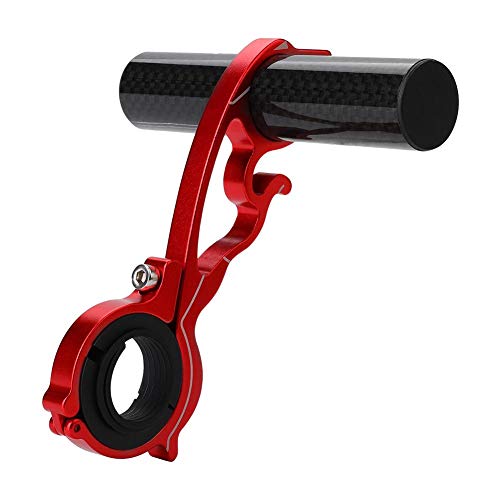VGEBY1 Fahrrad Verlängerungsstange, Robustes Fahrrad Erweiterungshalter für GPS Lampe/Einheiten/Scheinwerfer/Kameras Fahrradlenker Extender (Rot) von VGEBY1
