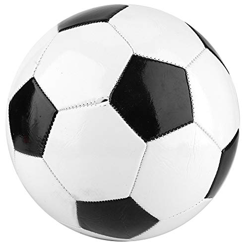 Fußball, 8,5 Zoll Fußbälle Größe 5 Schwarz Weiß Fußball für Kinder Student Team Training Match von VGEBY
