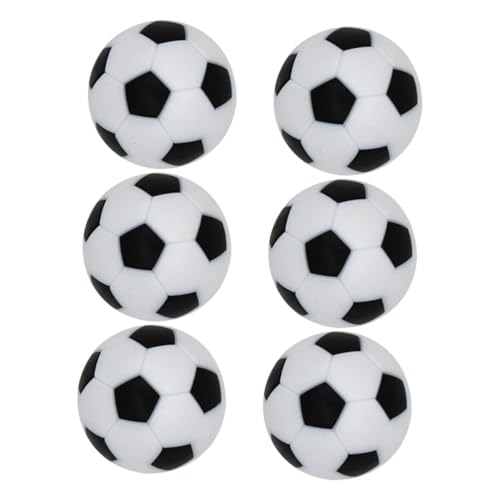 VICASKY 6 Stück Mini Tischfußball Desktop Fußballzubehör Austauschbare Tischfußballbälle Tischfußball Ersatz Tischfußballball Für Erwachsene Austauschbare Tischfußballbälle von VICASKY