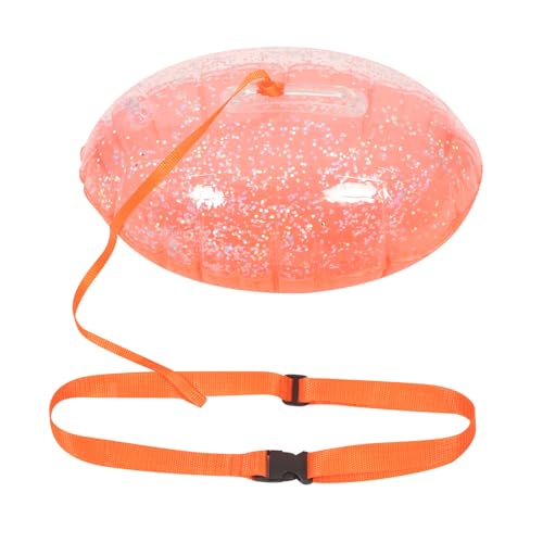 VICASKY Aufblasbare Schwimmboje mit Auffälligem Pailletten Design Sicherheits schwimmhilfe aus Robustem PVC Leicht und Tragbar Geeignet für Erwachsene und Schwimmanfänger im Freiwasser von VICASKY