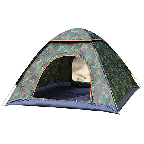 2–3 Camping-Pop-Up-Zelte, Strandmuschel, Familienzelt, wasserdicht, UV-beständig, mit 2 automatischen Türen zum Wandern, Camping, Outdoor, Strand, Outdoor-Sonnenschutz, von VICIYOO
