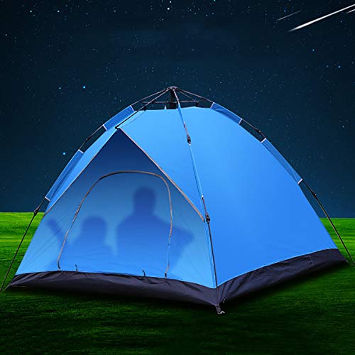 3–4 Mann Pop-up-Zelt, großes Belüftungszelt, Strandzelt, Gartenzelt, Campingzelte, Innenzelt, UV-Zelt, blaues Zelt von VICIYOO