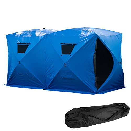 5-8 Personen Winter-Angelzelte Winter-Eisangelzelte Campingzelt Winddichtes Shelter Outdoor Warme Zelte zum Winterangeln kleines Geschenk von VICIYOO