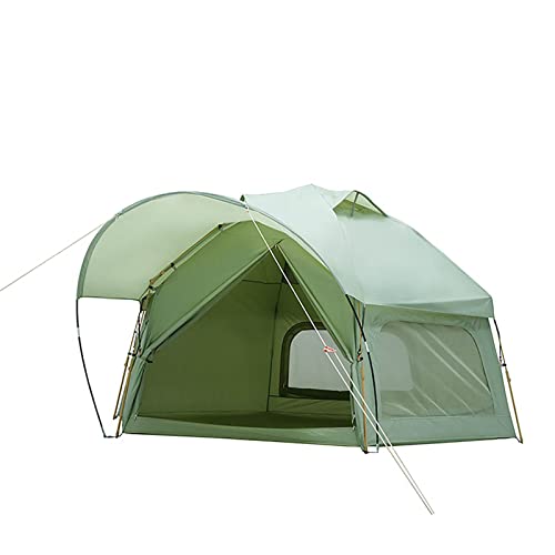 Camping-Kabinenzelt für den Außenbereich, sechseckiges Frosch-EIN-Schlafzimmer, doppellagige, wetterfeste, einfach aufzubauende Zelte für 5–8 Personen, für Partys, Pickni von VICIYOO