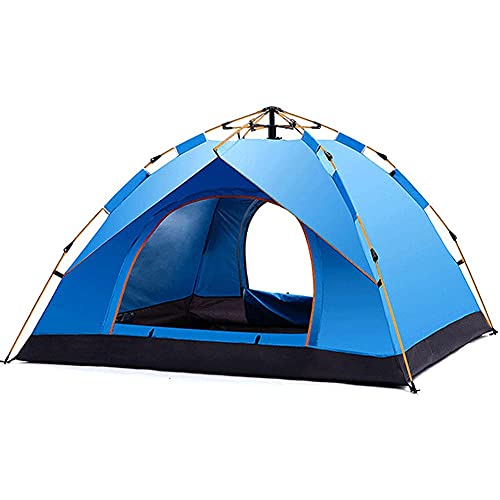 Camping vollautomatisches hydraulisches Zelt im Freien, zusammenklappbar, Camping, doppelt, 3–4 doppelt, doppellagig, 2 Sekunden Geschwindigkeit, offene Konstruktion von VICIYOO