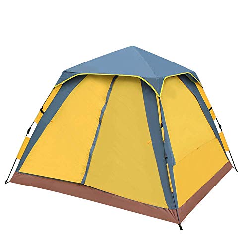 Campingzelt Automatisches Zelt für den Außenbereich, 3–4 Personen, Schnellöffnung, tragbares Feld, verdickt, regenfest, Strand, Familien-Campingausrüstung, automatisches von VICIYOO