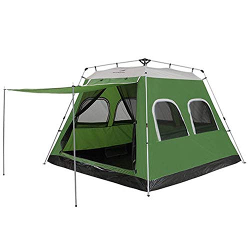 Campingzelt Zelt-Outdoor-Zelt verdickt einlagig hydraulisch Geschwindigkeit offen Camping EIN Multi-Fenster EIN Schlafzimmer EIN Schlafzimmer Campingzelt Automatische Cam von VICIYOO