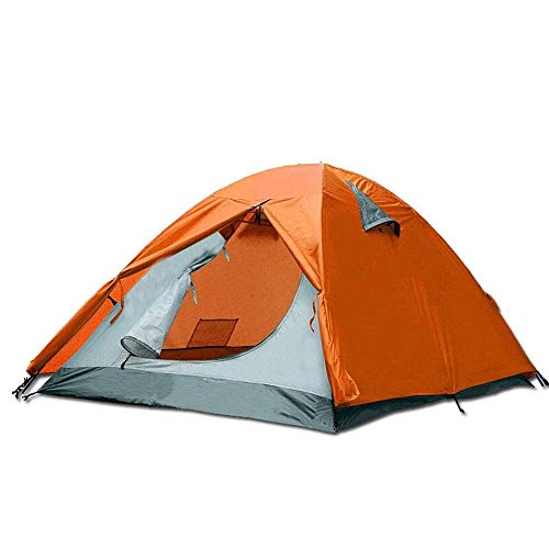 Campingzelt für 2 und 3 Personen, leichtes 2-türiges Rucksack-Wasserdichtes Zelt 210 cm x 140 cm x 110 cm Automatisches Campingzelt Gute Sachen interessant von VICIYOO