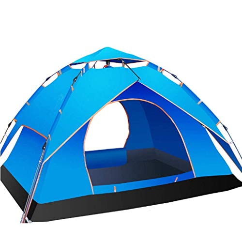 Campingzelte, automatisches Pop-Up-Zelt für 3–4 Personen, Zwei Verwendungsmöglichkeiten, doppellagig, wasserdicht, perfekt für Strand, Outdoor, Wandern von VICIYOO