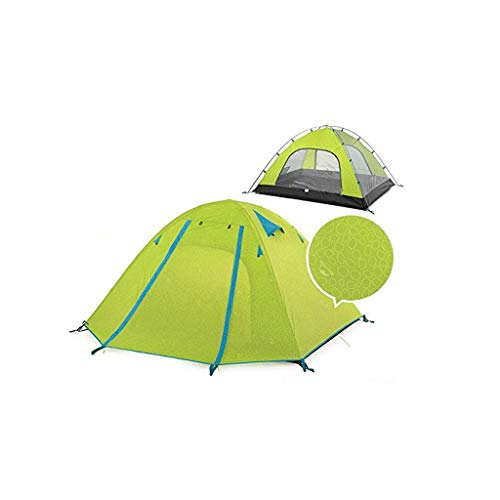 Familien-Campingzelt, wasserdicht, 2500 mm, einfacher Aufbau, strapazierfähiger Stoff, vollständige Abdeckung – Mikro-Moskitonetz von VICIYOO