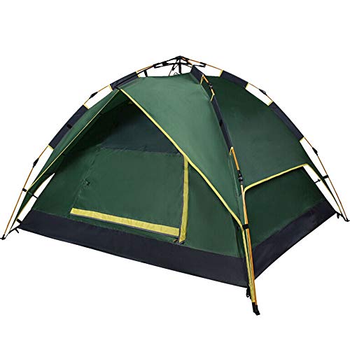 Kuppelzelt mit Licht Kuppelzelt Sofortiges Pop-Up-Zelt Sonnenschutz 3-4 Personen Doppeltüren Tragbares Zelt von VICIYOO