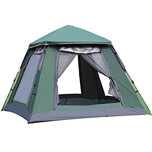 Outdoor-Camping- und Rucksackzelt, faltbares Festivalzelt, Pop-up-Zelt für 3–4 Personen, für Familie, Festival, Wandern, Rucksackreisen und Bergsteigen, einfacher Aufbau, von VICIYOO