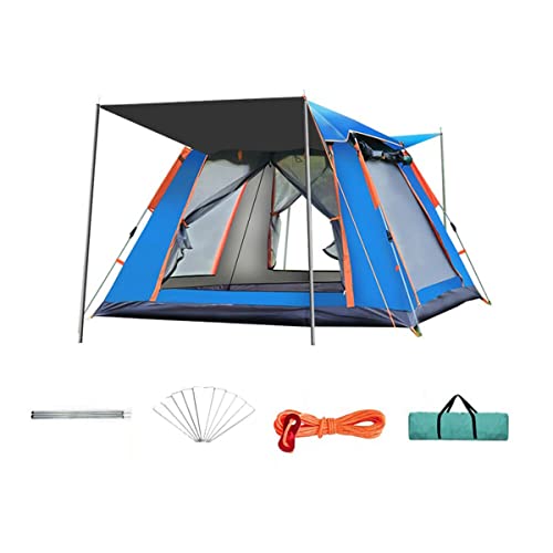 Pop-Up-Zelt für 5–6 Personen, Familienzelt für 6 Personen, große Zelte für Camping, Wanderpartys, Sonnenschutz/unverzichtbar für Festivals, tragbar mit Tragetasche von VICIYOO