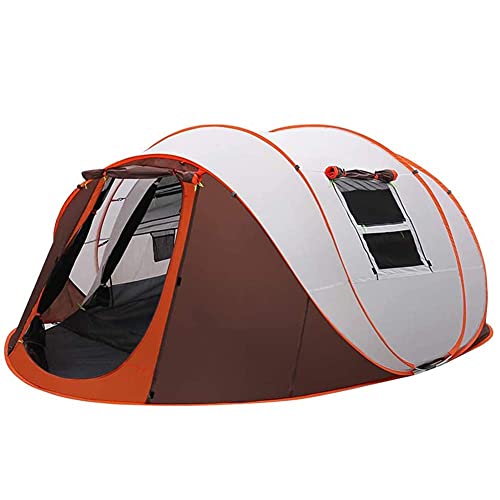 Pop-up-Zelt für 5–6 Personen, tragbares UV-Schutz-Strandzelt für Camping im Freien, Allwetterschutz, wasserdicht und Winddicht, für Camping-Wandern von VICIYOO