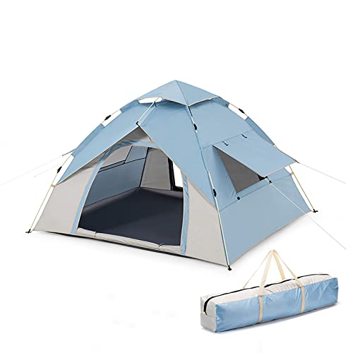 Tragbares Zelt für 2–3 Personen, Outdoor-Camping- und Klemmzelt, Familienzelt mit Tragetasche, wasserdichtes, winddichtes, automatisches Zelt für Wandern, Camping, Bergs von VICIYOO