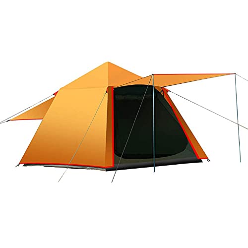 Zelt, wasserdichter Camping-Wander-Sonnenschutz, doppellagig, einfach aufzubauen, für 3–4 Personen, Blau, 218,4 x 155,9 cm von VICIYOO