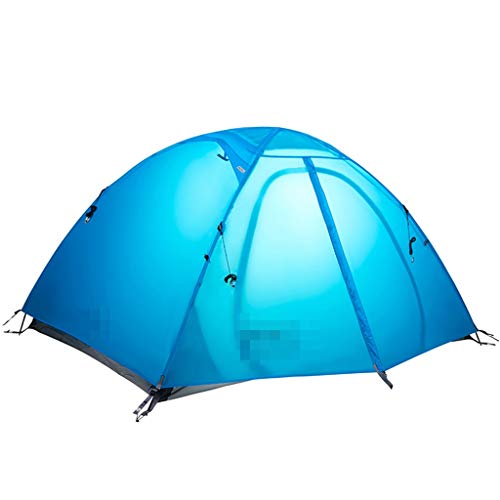 Zelt Outdoor 2 Personen Camping Feldausrüstung Camping Doppeltes Silikon Wasserdicht Regenfestes Zelt Sonnenschutz Schuppen Pop-up Großes Campingzelt Kabine Strandzelt Sc von VICIYOO
