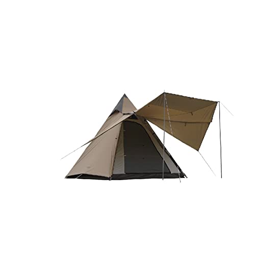 Zelte für Camping, Aluminium, automatische Stange, Outdoor, Camping, indisches Pyramidenzelt, Sonnenschutz, Sonnenschutz, wasserdichter Kirchturm, Doppelschichten von VICIYOO