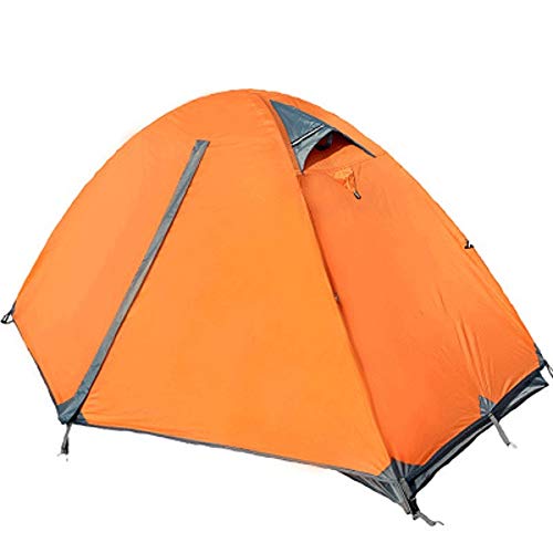 Zelte für Camping, Rucksackreisen, Zelt für eine Person, leichtes, wasserdichtes Camping-Wanderzelt für Erwachsene, Pfadfinder, einfache Doppelschicht von VICIYOO