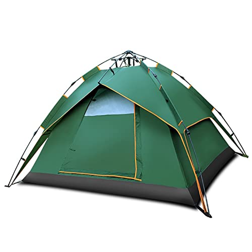 Zelte für Camping, automatisches, doppelschichtiges, wasserdichtes 4-Jahreszeiten-Campingzelt für 3–4 Personen von VICIYOO