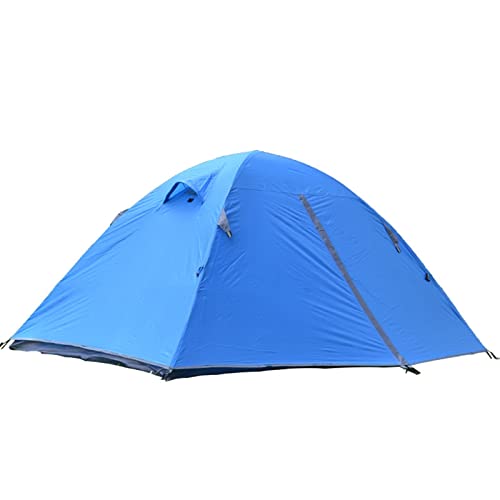 Zelte für Camping, tragbares ultraleichtes Campingzelt, 2-Personen-Fahrradzelt, doppellagige wasserdichte Aluminiumstange, 3-Jahreszeiten-Campingzelt von VICIYOO