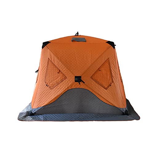 Zelte für Camping, ultragroß, automatisch, für 3–4 Personen, für den Winter, warm halten, verdickte Baumwolle, Eisfischerzelt, Outdoor-Camping, tragbares Campingzelt von VICIYOO