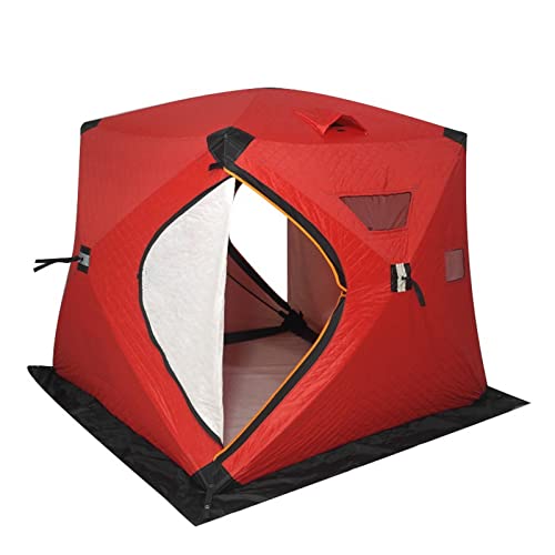 Zelte für Camping Outdoor-Camping 2-3 Personen Automatisches schneesicheres kältesicheres Eisfischerzelt Baumwollverdicktes Winterzelt Warmes Zelt von VICIYOO