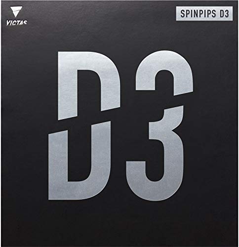 VICTAS Belag Spinpips D3, schwarz, 2,0 mm von VICTAS