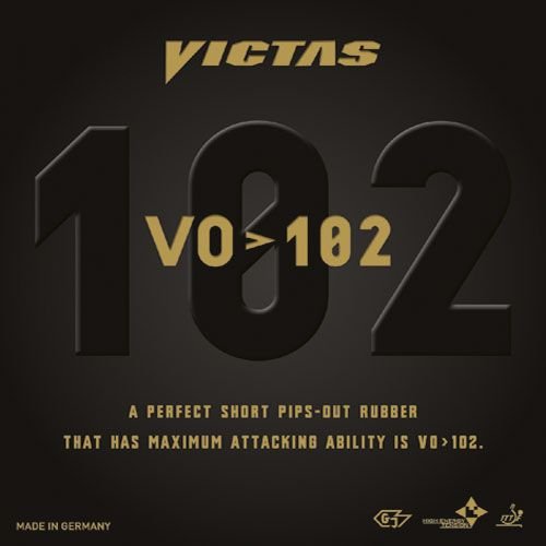 VICTAS Belag VO > 102, schwarz, 2,0 mm von VICTAS