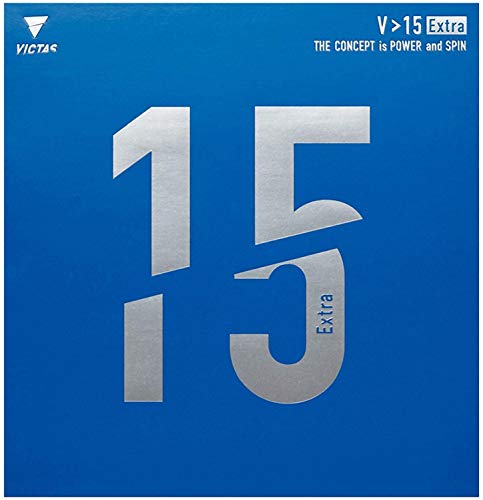 Victas V>15 Extra Tischtennisgummi (rot, 2,0 mm) von VICTAS