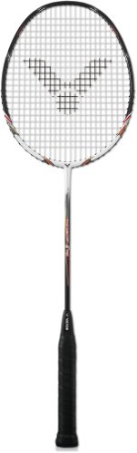 VICTOR Badmintonschläger Thruster K 600, Schwarz/Silber, One Size von VICTOR