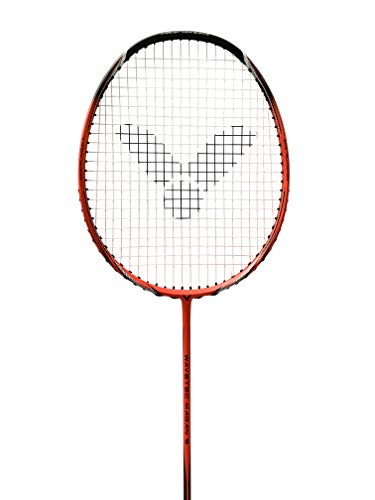 VICTOR Badmintonschläger Wavetech 7 für Anfänger und ambitionierte Spieler in Rot von VICTOR