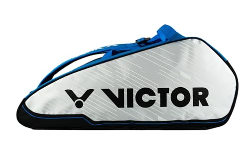 VICTOR Schlägertasche Multithermobag Badminton Tennis Squash Tasche, Blau/Weiß von VICTOR