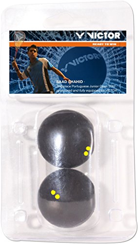 VICTOR Squashball Blister, Doppel Gelb, 170/7/0 von VICTOR