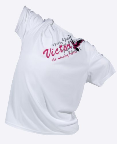 VICTOR T-Shirt Promoshirt White 6440, weiß, XL von VICTOR