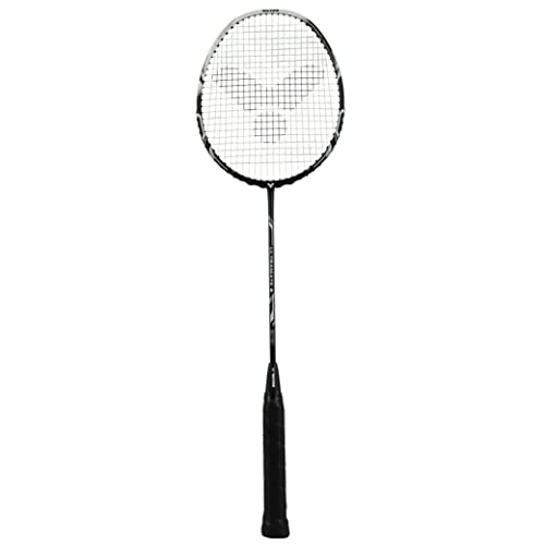 VICTOR Ultramate 8 Badmintonschläger, 100% Graphit, schwarz/weiß von VICTOR