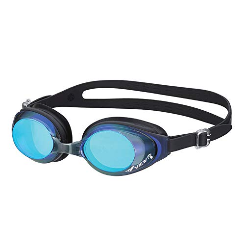 VIEW Swimming Gear V-630ASA SWIPE Fitness-Schwimmbrille, Blau/Schwarz, verspiegelte Gläser von VIEW Swimming Gear
