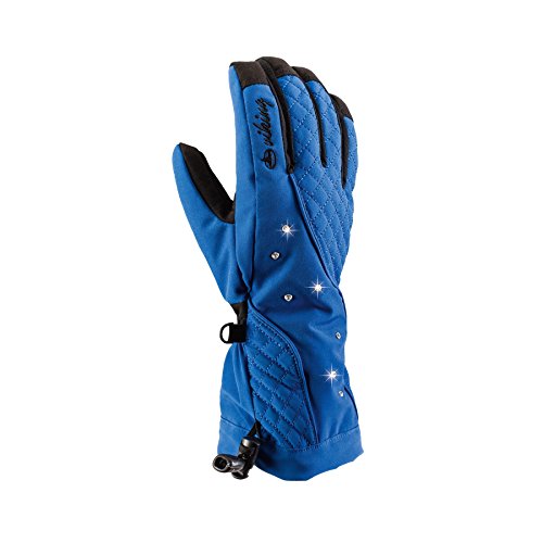 VIKING Astrid Damen Skihandschuhe Atmungsaktiv Warm Ski Snowboard Handschuhe - Blau, 6 von VIKING