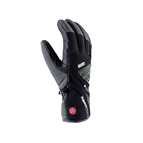 VIKING Herren Skihandschuhe Kona Atmungsaktiv Ski Handschuhe - schwarz-anthrazit, 8 von VIKING