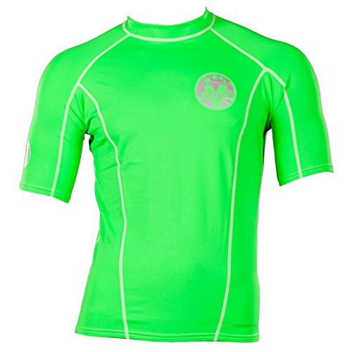VINC Men Rashguard Blue Herren UV-Schutz Shirt Wassersport (grün, L) von VINC